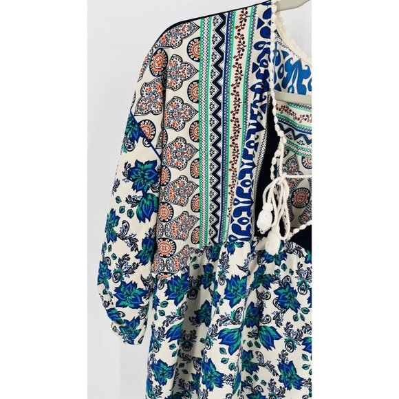 Gibson Latimer Multiprint Tunic Top Size L - Picture 2 of 11